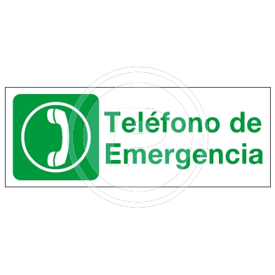 Cartel Teléfono Emergencia